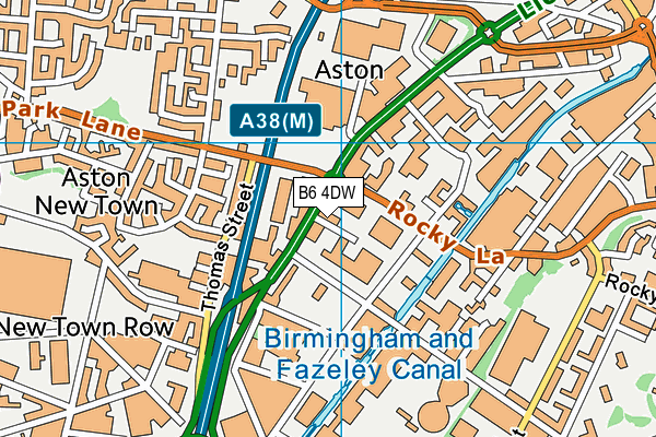 B6 4DW map - OS VectorMap District (Ordnance Survey) B6 4DW map - OS VectorMap District (Ordnance Survey)
