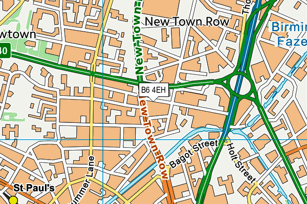 B6 4EH map - OS VectorMap District (Ordnance Survey) B6 4EH map - OS VectorMap District (Ordnance Survey)