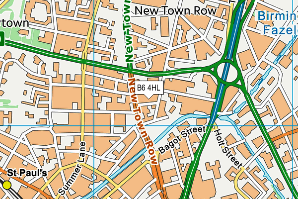 B6 4HL map - OS VectorMap District (Ordnance Survey) B6 4HL map - OS VectorMap District (Ordnance Survey)