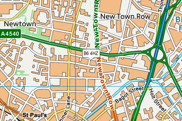 B6 4HZ map - OS VectorMap District (Ordnance Survey) B6 4HZ map - OS VectorMap District (Ordnance Survey)