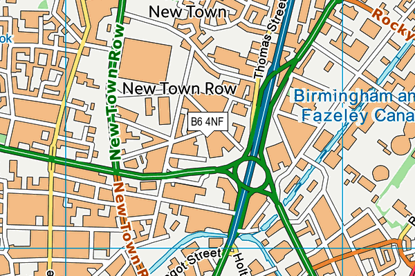 B6 4NF map - OS VectorMap District (Ordnance Survey) B6 4NF map - OS VectorMap District (Ordnance Survey)