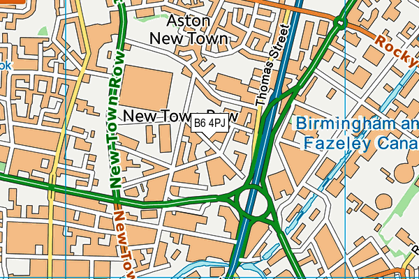 B6 4PJ map - OS VectorMap District (Ordnance Survey) B6 4PJ map - OS VectorMap District (Ordnance Survey)