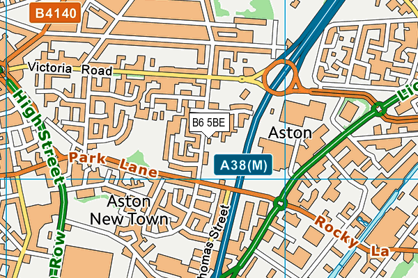 B6 5BE map - OS VectorMap District (Ordnance Survey) B6 5BE map - OS VectorMap District (Ordnance Survey)