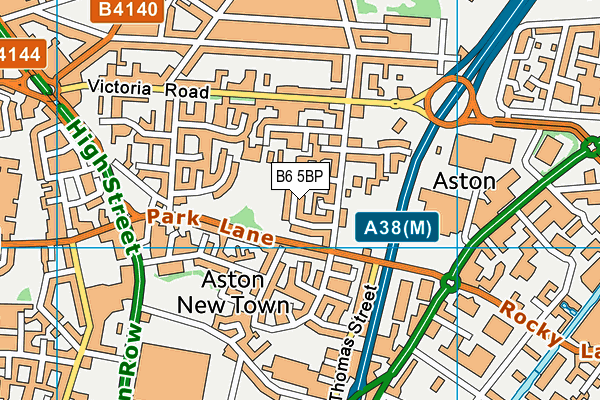 B6 5BP map - OS VectorMap District (Ordnance Survey) B6 5BP map - OS VectorMap District (Ordnance Survey)