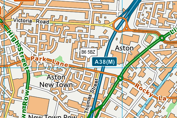 B6 5BZ map - OS VectorMap District (Ordnance Survey) B6 5BZ map - OS VectorMap District (Ordnance Survey)