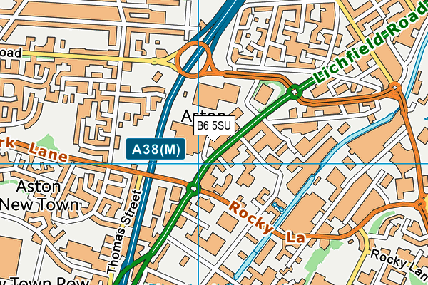 B6 5SU map - OS VectorMap District (Ordnance Survey) B6 5SU map - OS VectorMap District (Ordnance Survey)