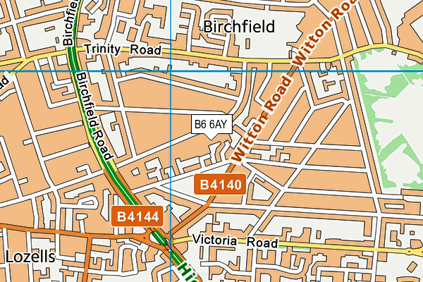 B6 6AY map - OS VectorMap District (Ordnance Survey) B6 6AY map - OS VectorMap District (Ordnance Survey)
