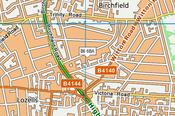 B6 6BA map - OS VectorMap District (Ordnance Survey) B6 6BA map - OS VectorMap District (Ordnance Survey)