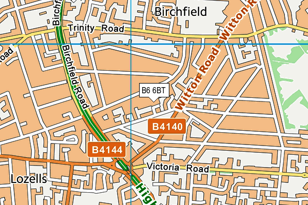 B6 6BT map - OS VectorMap District (Ordnance Survey) B6 6BT map - OS VectorMap District (Ordnance Survey)