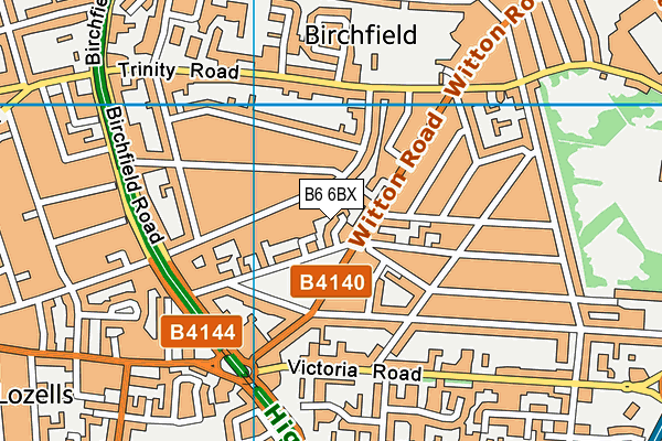 B6 6BX map - OS VectorMap District (Ordnance Survey) B6 6BX map - OS VectorMap District (Ordnance Survey)