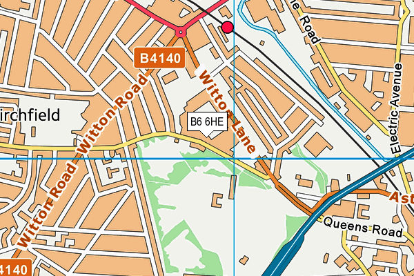 B6 6HE map - OS VectorMap District (Ordnance Survey) B6 6HE map - OS VectorMap District (Ordnance Survey)