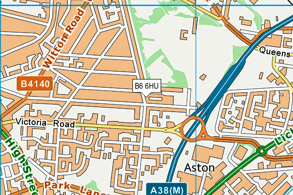 B6 6HU map - OS VectorMap District (Ordnance Survey) B6 6HU map - OS VectorMap District (Ordnance Survey)