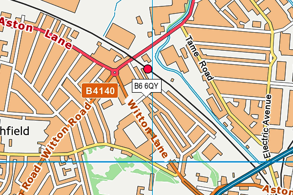B6 6QY map - OS VectorMap District (Ordnance Survey) B6 6QY map - OS VectorMap District (Ordnance Survey)