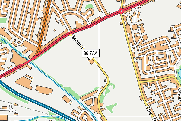 B6 7AA map - OS VectorMap District (Ordnance Survey) B6 7AA map - OS VectorMap District (Ordnance Survey)