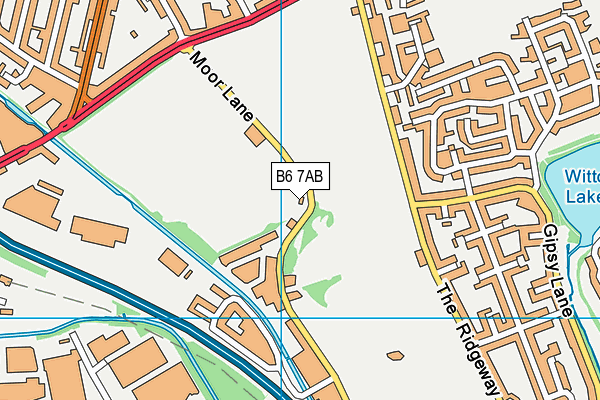 B6 7AB map - OS VectorMap District (Ordnance Survey) B6 7AB map - OS VectorMap District (Ordnance Survey)