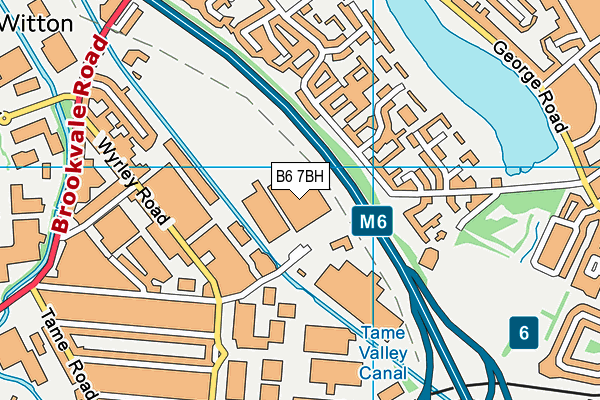 B6 7BH map - OS VectorMap District (Ordnance Survey) B6 7BH map - OS VectorMap District (Ordnance Survey)