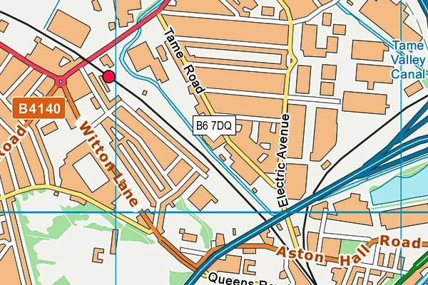 B6 7DQ map - OS VectorMap District (Ordnance Survey) B6 7DQ map - OS VectorMap District (Ordnance Survey)