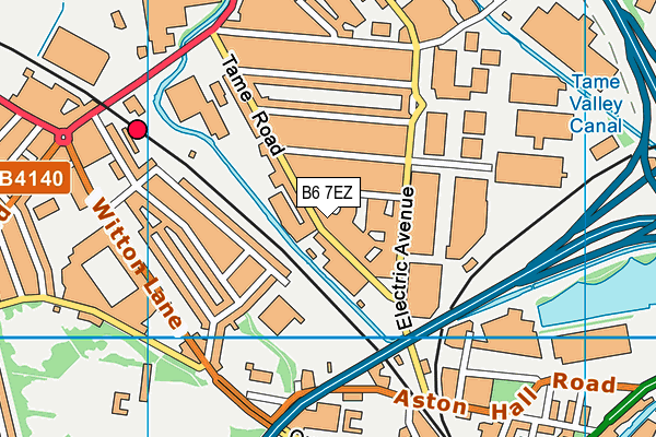 B6 7EZ map - OS VectorMap District (Ordnance Survey) B6 7EZ map - OS VectorMap District (Ordnance Survey)