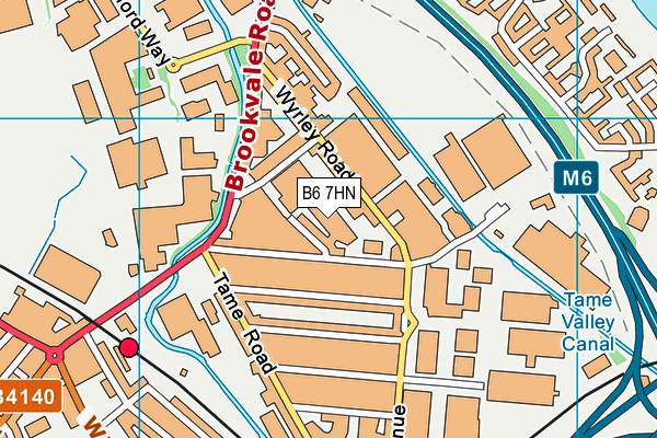 B6 7HN map - OS VectorMap District (Ordnance Survey) B6 7HN map - OS VectorMap District (Ordnance Survey)