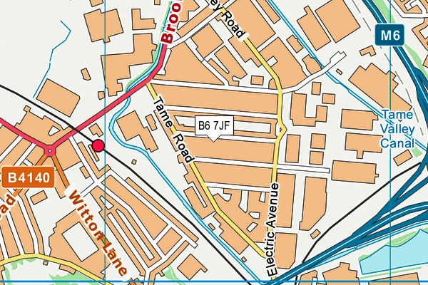 B6 7JF map - OS VectorMap District (Ordnance Survey) B6 7JF map - OS VectorMap District (Ordnance Survey)