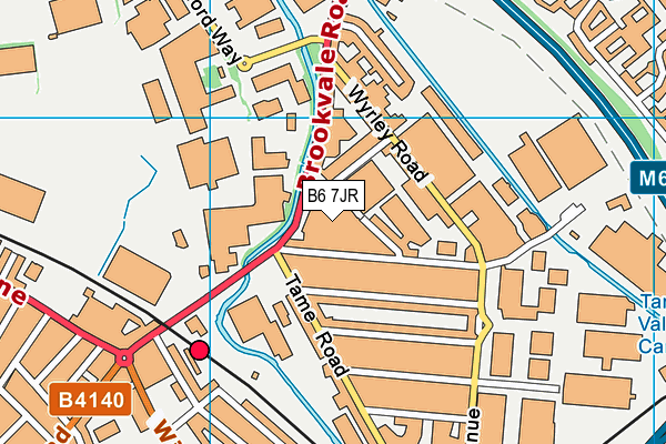 B6 7JR map - OS VectorMap District (Ordnance Survey) B6 7JR map - OS VectorMap District (Ordnance Survey)