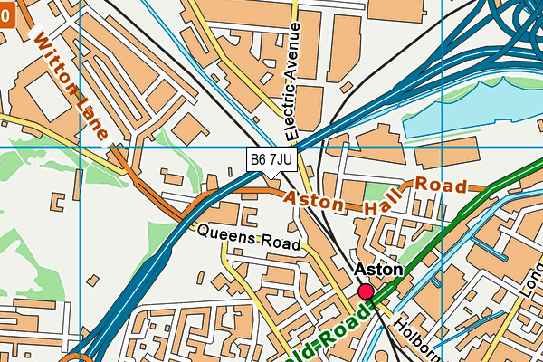 B6 7JU map - OS VectorMap District (Ordnance Survey) B6 7JU map - OS VectorMap District (Ordnance Survey)