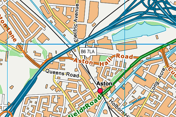 B6 7LA map - OS VectorMap District (Ordnance Survey) B6 7LA map - OS VectorMap District (Ordnance Survey)