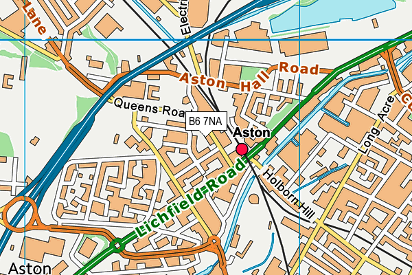 B6 7NA map - OS VectorMap District (Ordnance Survey) B6 7NA map - OS VectorMap District (Ordnance Survey)