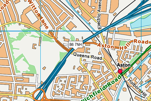 B6 7NH map - OS VectorMap District (Ordnance Survey) B6 7NH map - OS VectorMap District (Ordnance Survey)