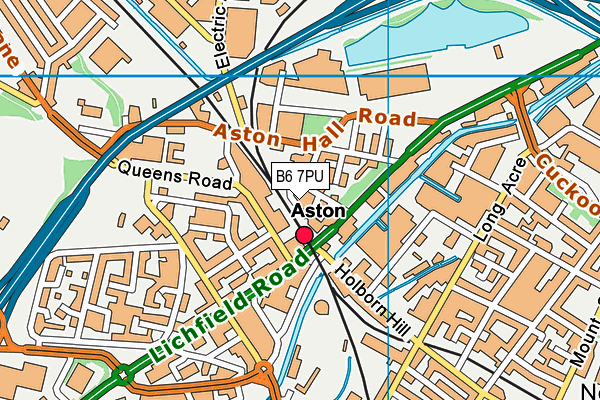 B6 7PU map - OS VectorMap District (Ordnance Survey) B6 7PU map - OS VectorMap District (Ordnance Survey)