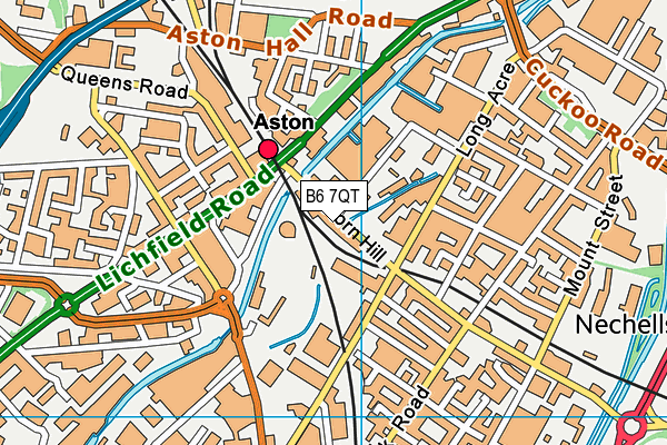 B6 7QT map - OS VectorMap District (Ordnance Survey) B6 7QT map - OS VectorMap District (Ordnance Survey)