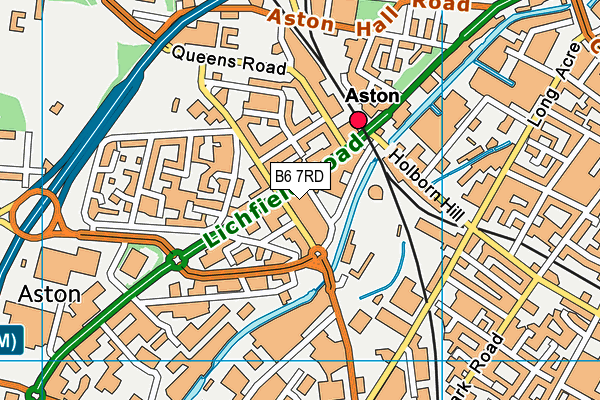 B6 7RD map - OS VectorMap District (Ordnance Survey) B6 7RD map - OS VectorMap District (Ordnance Survey)