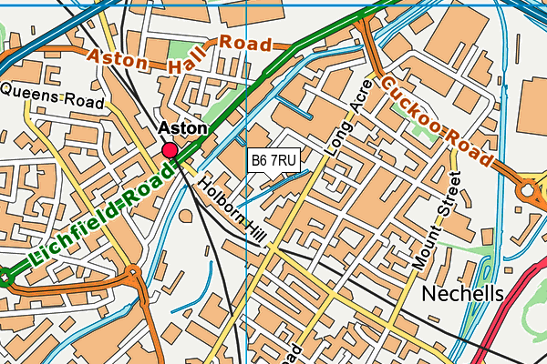 B6 7RU map - OS VectorMap District (Ordnance Survey) B6 7RU map - OS VectorMap District (Ordnance Survey)