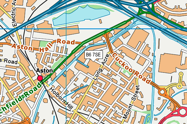 B6 7SE map - OS VectorMap District (Ordnance Survey) B6 7SE map - OS VectorMap District (Ordnance Survey)