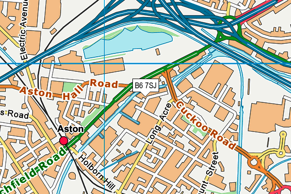 B6 7SJ map - OS VectorMap District (Ordnance Survey) B6 7SJ map - OS VectorMap District (Ordnance Survey)