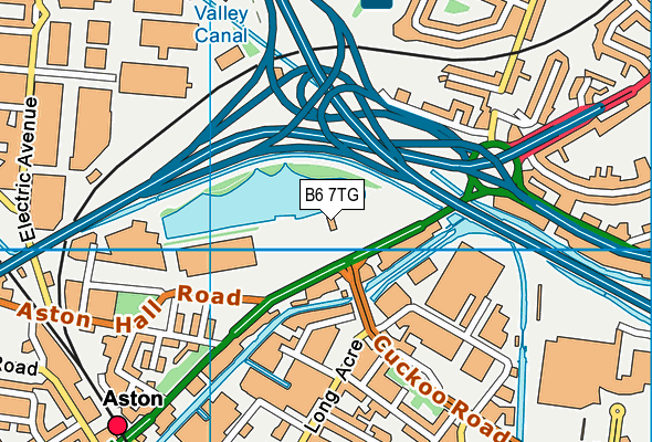 B6 7TG map - OS VectorMap District (Ordnance Survey) B6 7TG map - OS VectorMap District (Ordnance Survey)