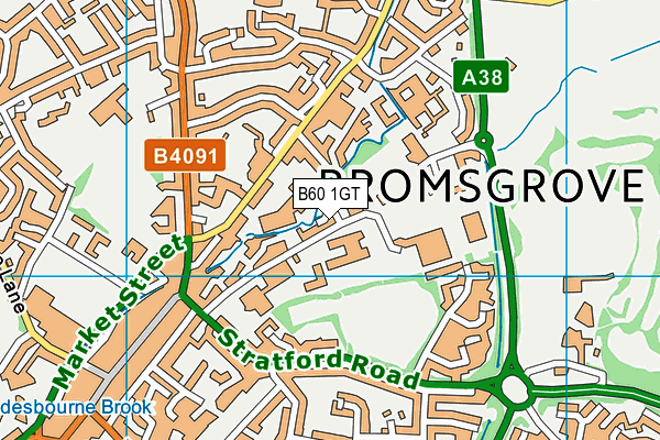B60 1GT map - OS VectorMap District (Ordnance Survey) B60 1GT map - OS VectorMap District (Ordnance Survey)