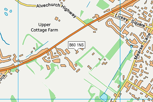B60 1NS map - OS VectorMap District (Ordnance Survey) B60 1NS map - OS VectorMap District (Ordnance Survey)