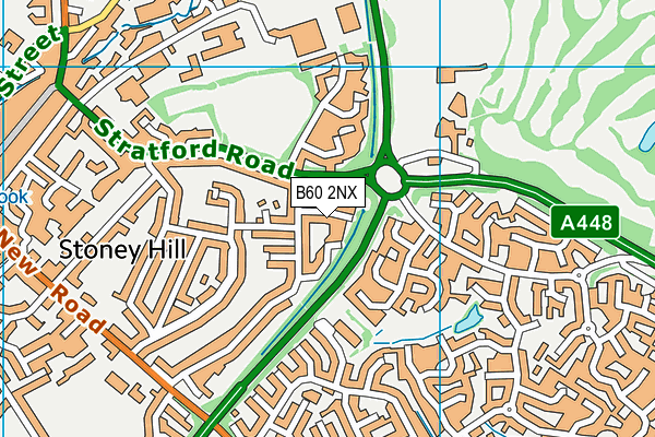 B60 2NX map - OS VectorMap District (Ordnance Survey) B60 2NX map - OS VectorMap District (Ordnance Survey)