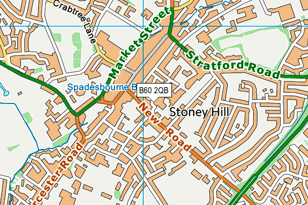 B60 2QB map - OS VectorMap District (Ordnance Survey) B60 2QB map - OS VectorMap District (Ordnance Survey)