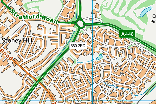 B60 2RD map - OS VectorMap District (Ordnance Survey) B60 2RD map - OS VectorMap District (Ordnance Survey)