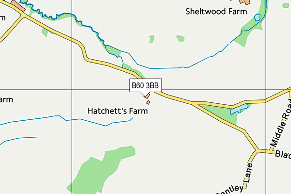 B60 3BB map - OS VectorMap District (Ordnance Survey) B60 3BB map - OS VectorMap District (Ordnance Survey)