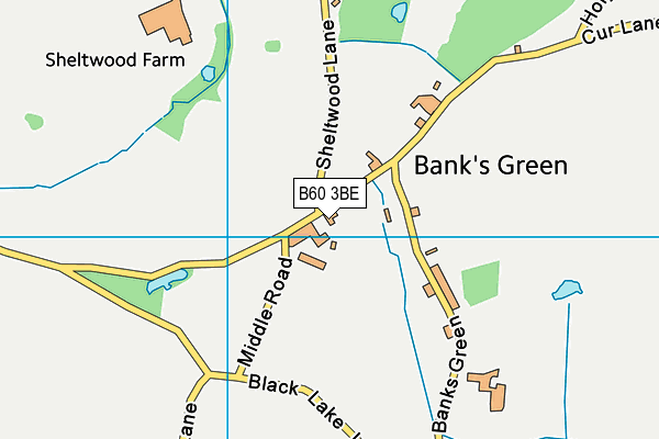 B60 3BE map - OS VectorMap District (Ordnance Survey) B60 3BE map - OS VectorMap District (Ordnance Survey)