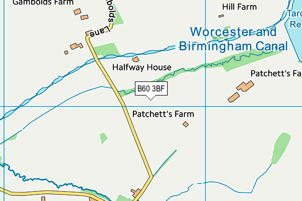 B60 3BF map - OS VectorMap District (Ordnance Survey) B60 3BF map - OS VectorMap District (Ordnance Survey)