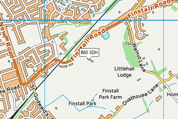 B60 3DH map - OS VectorMap District (Ordnance Survey) B60 3DH map - OS VectorMap District (Ordnance Survey)
