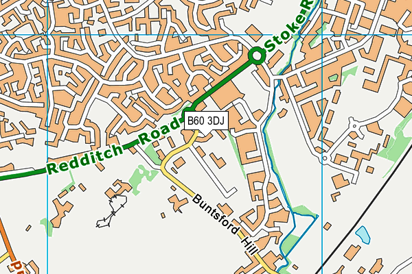 B60 3DJ map - OS VectorMap District (Ordnance Survey) B60 3DJ map - OS VectorMap District (Ordnance Survey)
