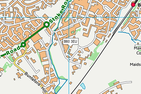 B60 3EU map - OS VectorMap District (Ordnance Survey) B60 3EU map - OS VectorMap District (Ordnance Survey)