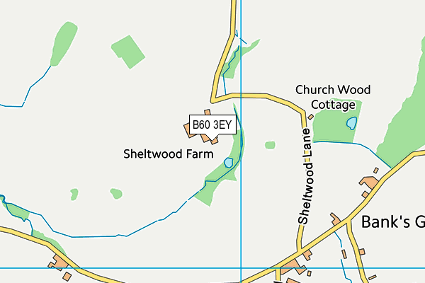 B60 3EY map - OS VectorMap District (Ordnance Survey) B60 3EY map - OS VectorMap District (Ordnance Survey)