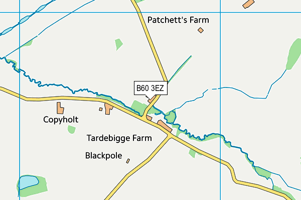 B60 3EZ map - OS VectorMap District (Ordnance Survey) B60 3EZ map - OS VectorMap District (Ordnance Survey)