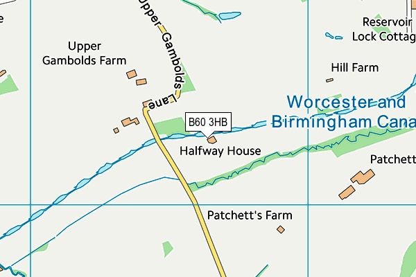B60 3HB map - OS VectorMap District (Ordnance Survey) B60 3HB map - OS VectorMap District (Ordnance Survey)